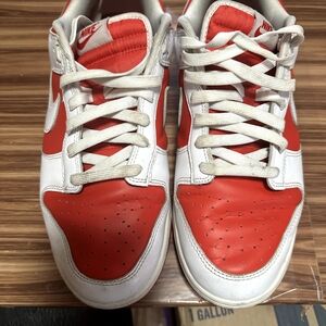 Nike Red and White Sneakers